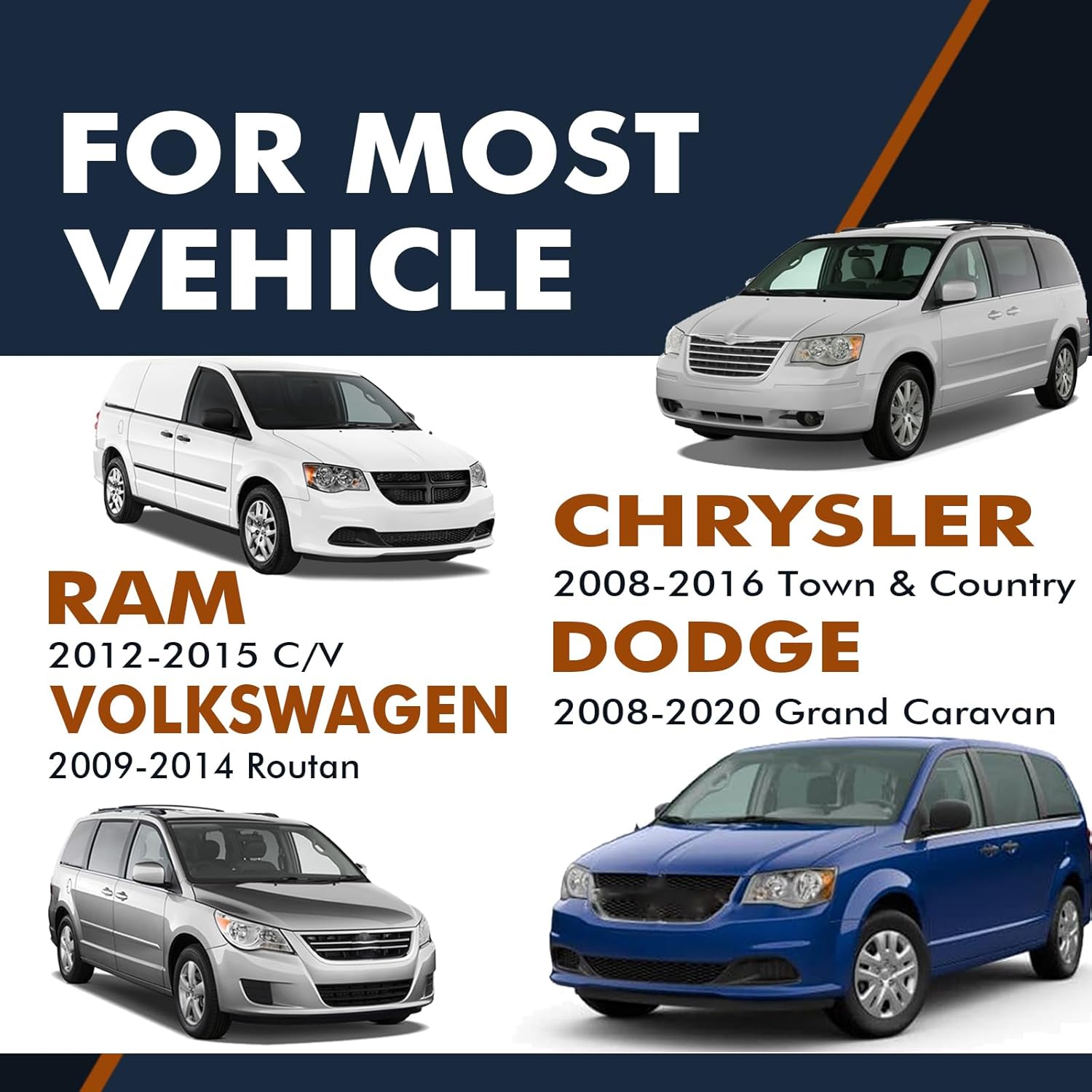 PM Auto Front Left Lower Control Arm Ball Joint Replacement For 2008-2020 Dodge Grand Caravan