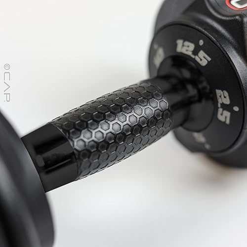 Miniatura 3 de CAP Barbell ADJUSTABELL Adjustable Round Dumbbell Weights - Singles & Pairs  12.5 lb, 25 lb & 55 lb  Multiple Handle Options