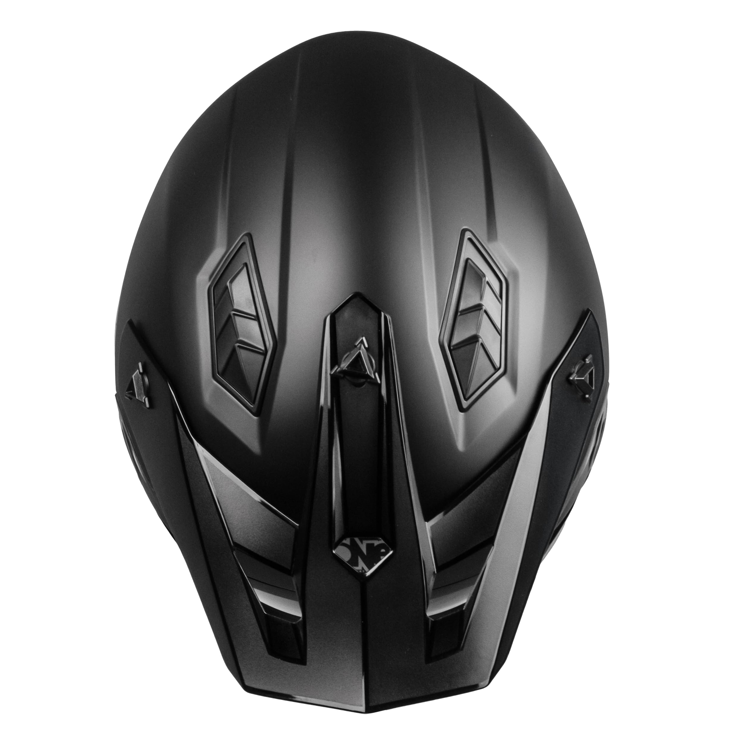 One by Camamoto | Casco Scooter e Moto, Track Jet, Nero Opaco, Integrale con Mentoniera Estraibile, Omologato ECE R22-06, Taglia XXL (61 cm)