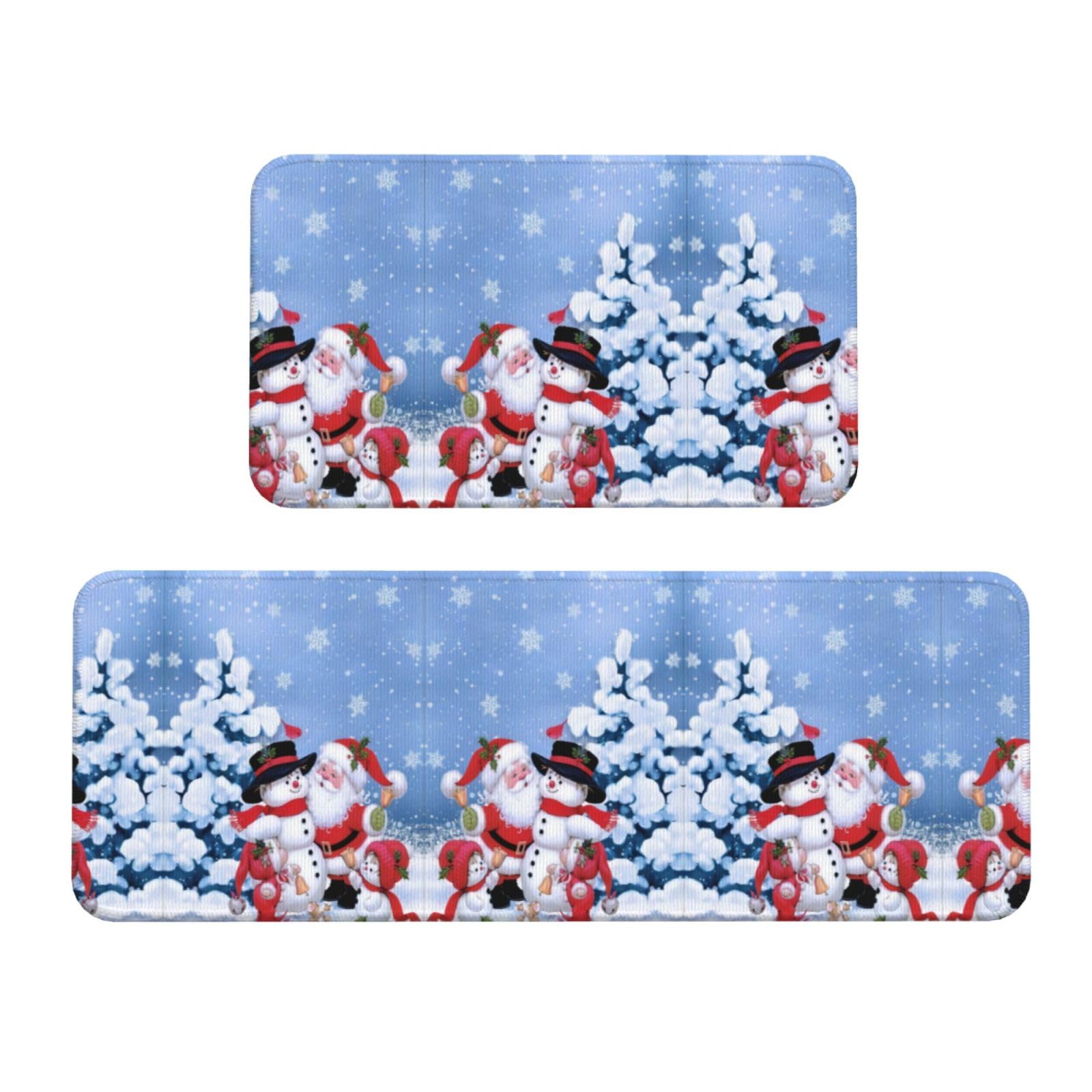 Alfombrillas de cocina navideñas para decorar tu fregadero con Papá Noel