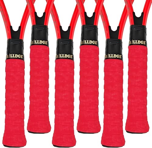 Miniatura 2 de Cinta de agarre para raqueta de tenis, cinta de agarre precortada de sensación seca que absorbe el sudor, agarre cómodo aterciopelado para raqueta