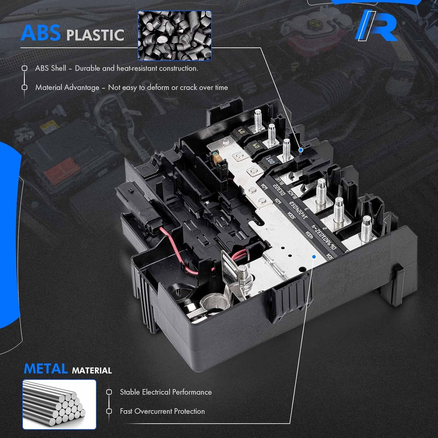 Battery Distribution Engine Compartment Fuse Block - Fit for Chevy Silverado 2500 HD 2024-2025 for GMC Sierra 2500 HD 2024-2025 V8 6.6L - Replaces# 85015811, 85116053