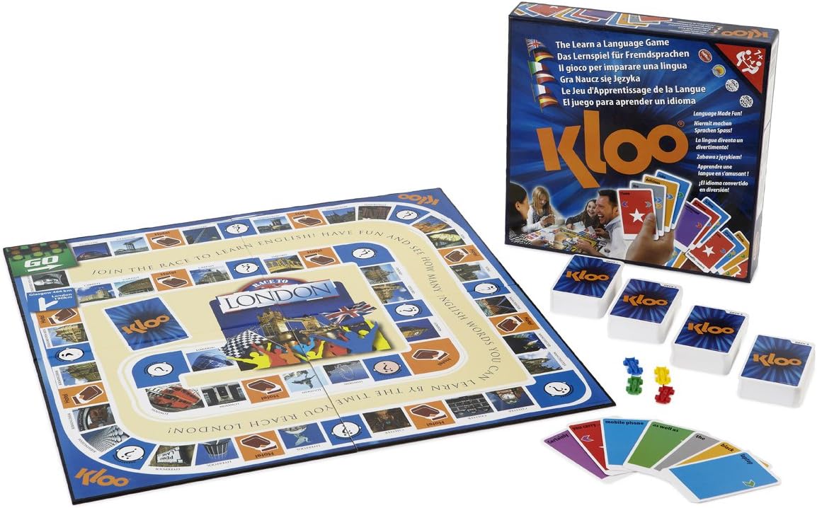KLOO's Race to London - The Teach English as a Foreign Language Board Game -