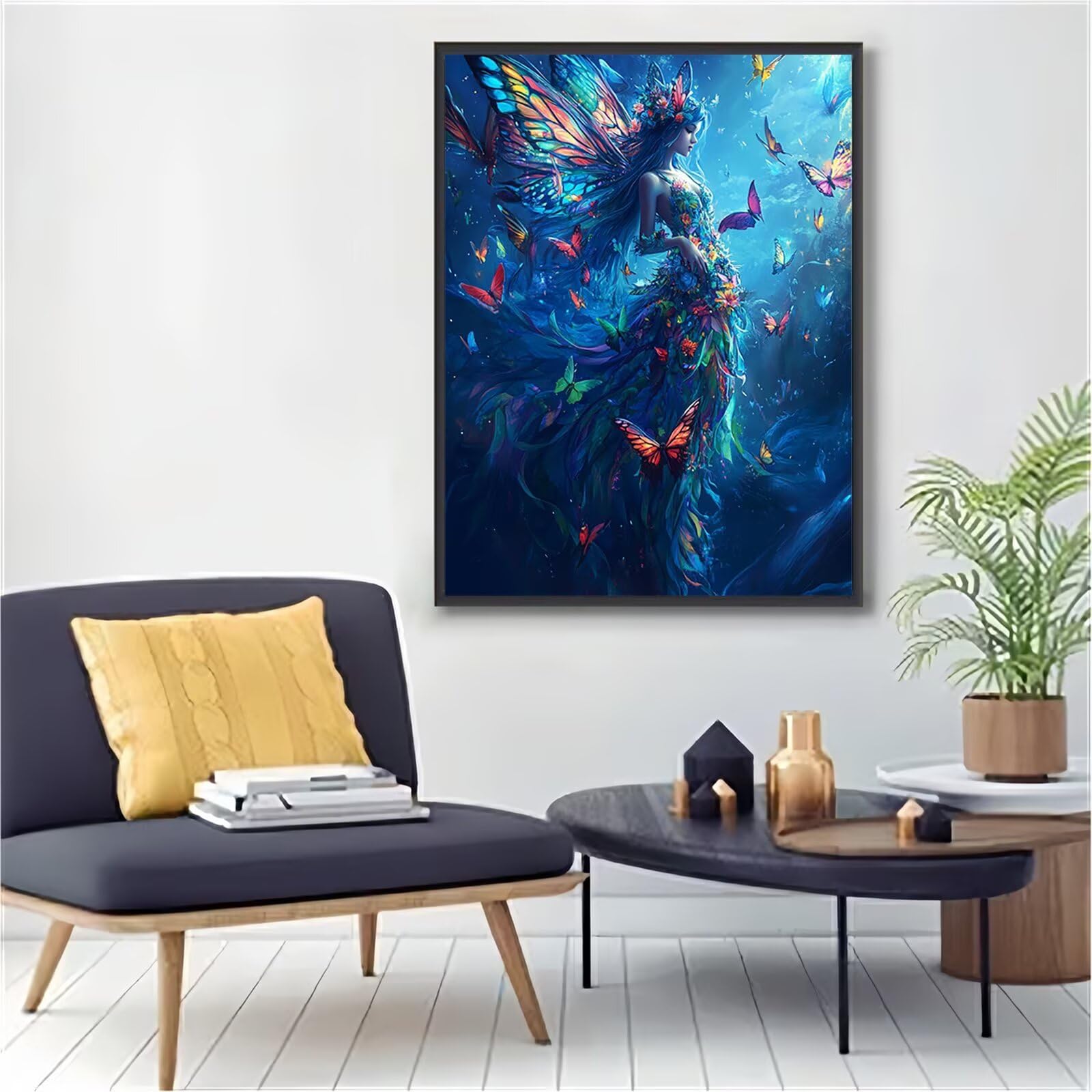 Malarstwo diamentowe, elfy, diamentowy motyl, DIY, kwadratowe, pełne wiercenie, klejnot, artystyczne zestawy rzemieślnicze dla dzieci, początkujących, stras 5D, sztuka i rękodzieło, dla dorosłych