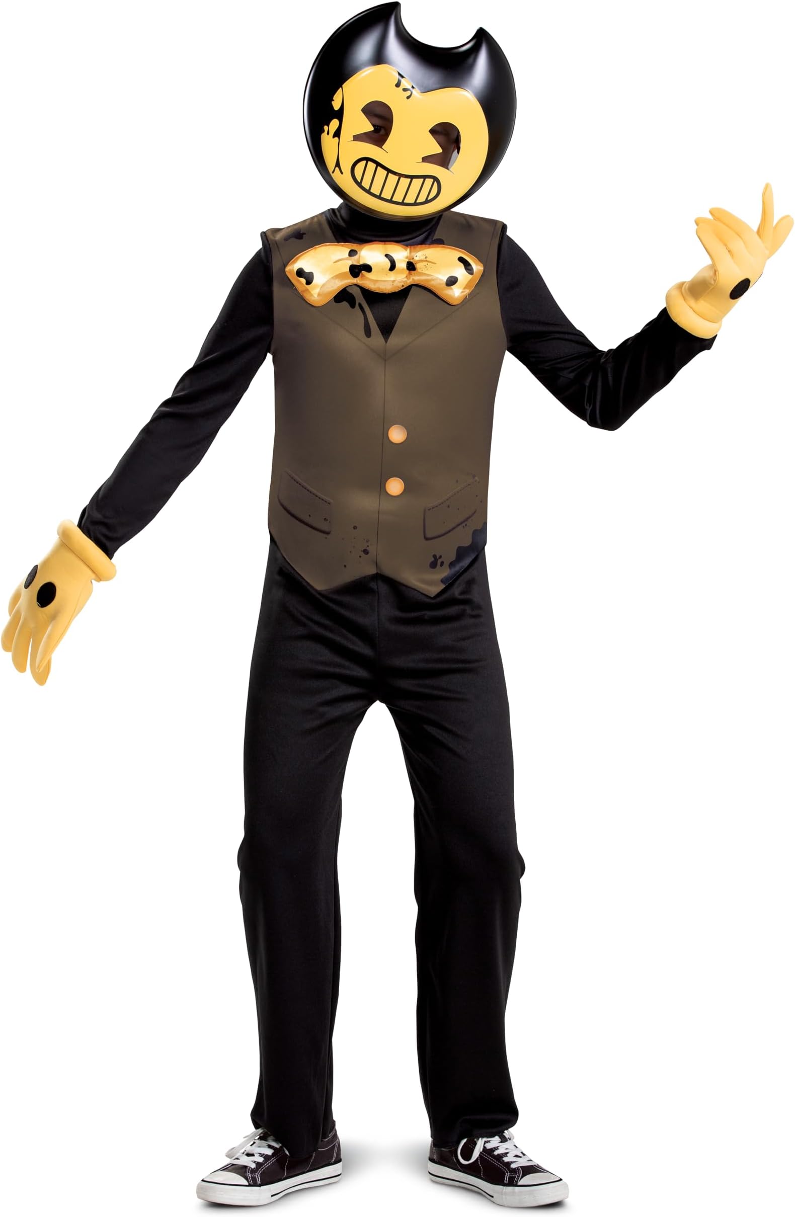 Disguise ボーイズ ベンディコスチューム 子供用 公式ベンディとダークリバイバルコスチューム MaskCostume付き