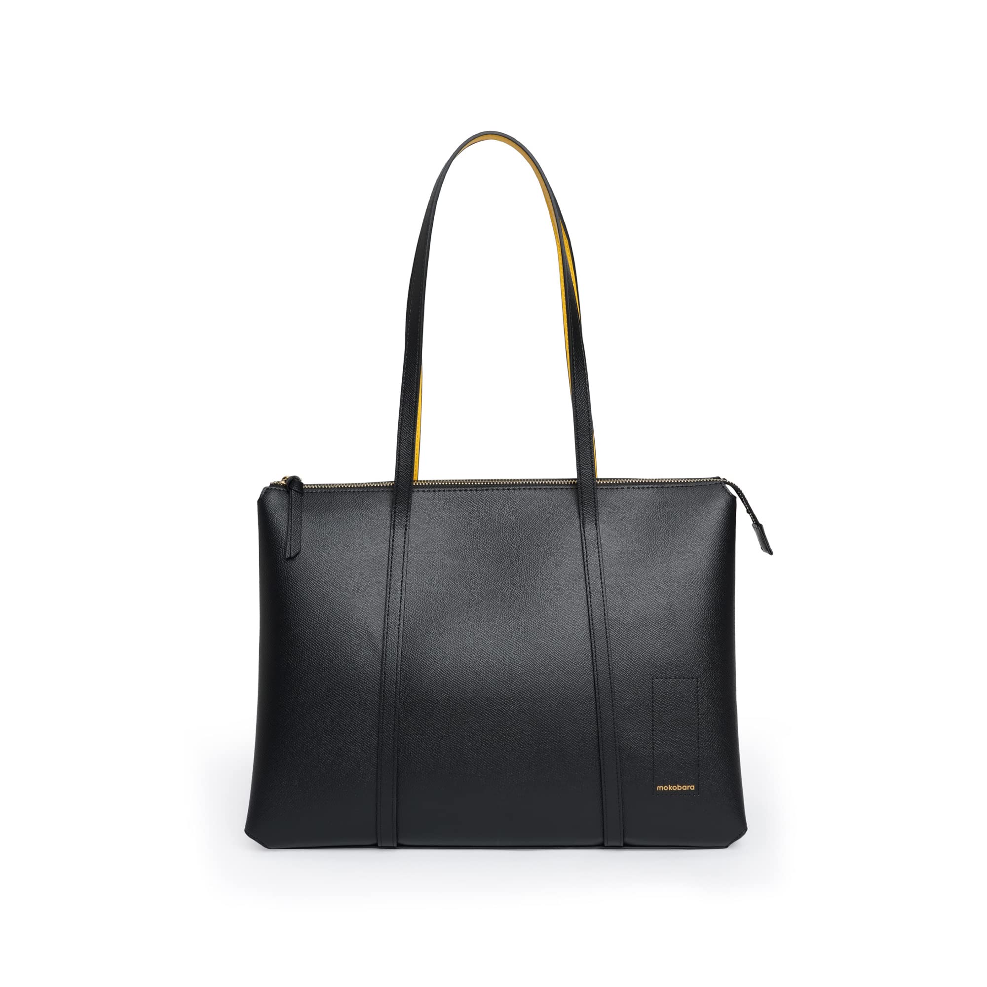 MOKOBARA The Easy Going Tote | Vegan Leather Black Tote Bag for Women And Girls (Crypto) (B0BS9VRY3S) Amazon Price History, Amazon Price Tracker