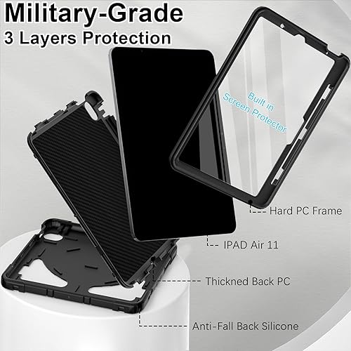 Miniatura 4 de Nitupai Funda para TCL Tab 8 LE (modelo 9137W)  TCL Tab 8 WiFi (modelo 9132X) versión 2023, funda de silicona resistente a prueba de golpes con