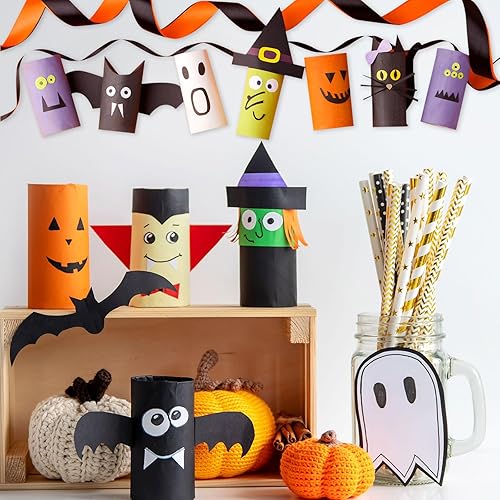 Miniatura 7 de Henoyso Paquete de 50 tubos de cartón para manualidades de 1.5 x 3.4 pulgadas, rollos de papel higiénico vacíos para manualidades, tubos redondos de