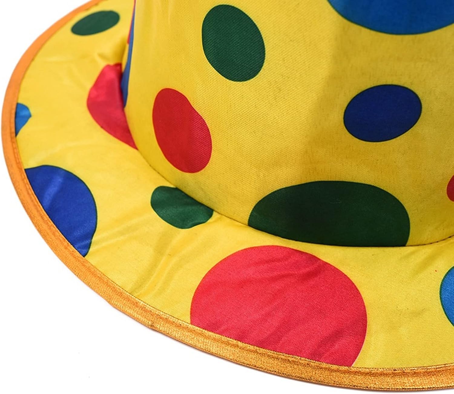 Wittocs Clown Hat Polka Dot Top Hat Crazy Hats Circus Parties Carnivals Rainbow Halloween Cosplay Party