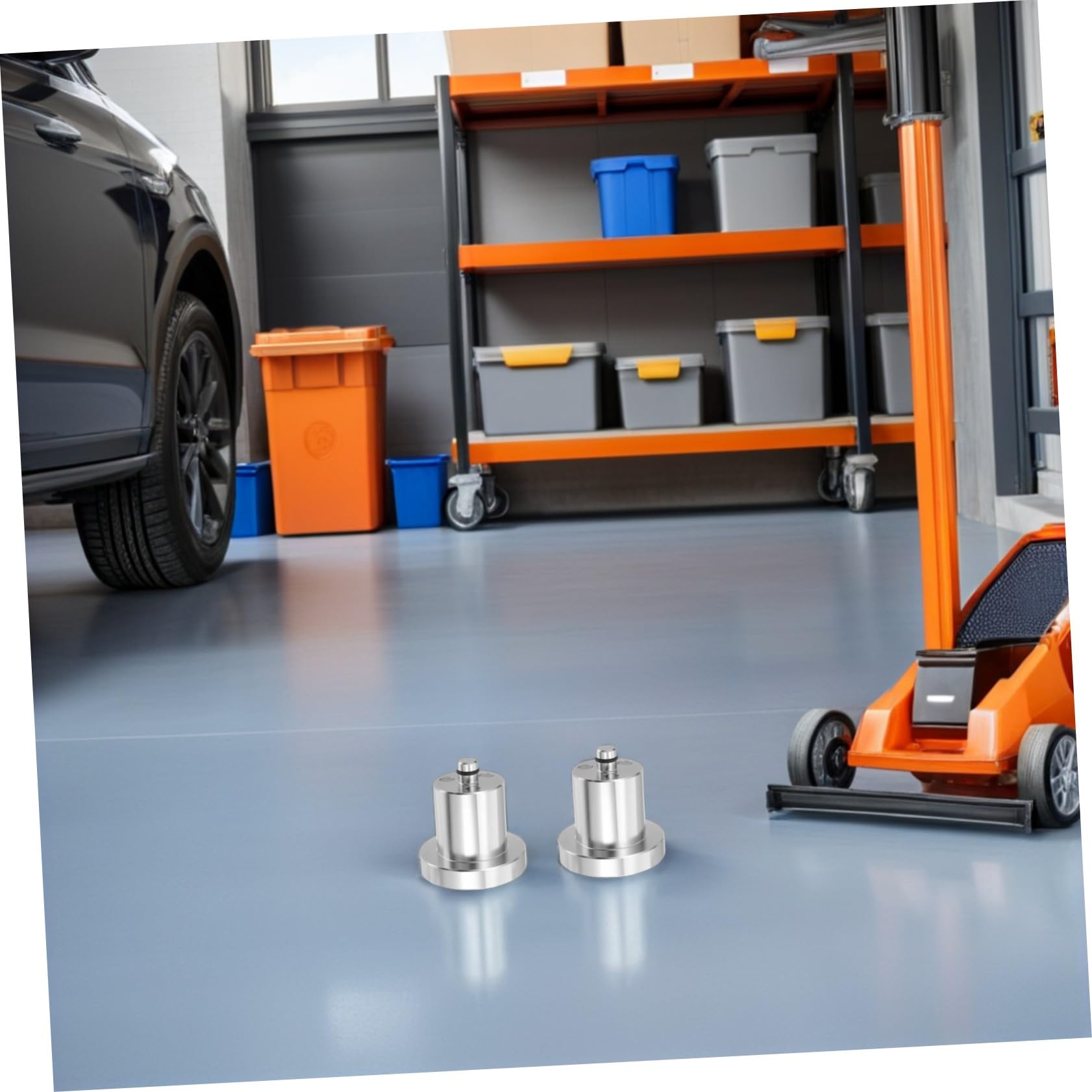 Alipis 4stücke Wagenheberauflage aus Aluminium Hebepunktadapter für Hydraulikwagenheber Rutschfeste Auflagen für Wagenheber Hebebühnenauflage für Kfz-werkzeuge Hebebühnenauflagen für Fahr