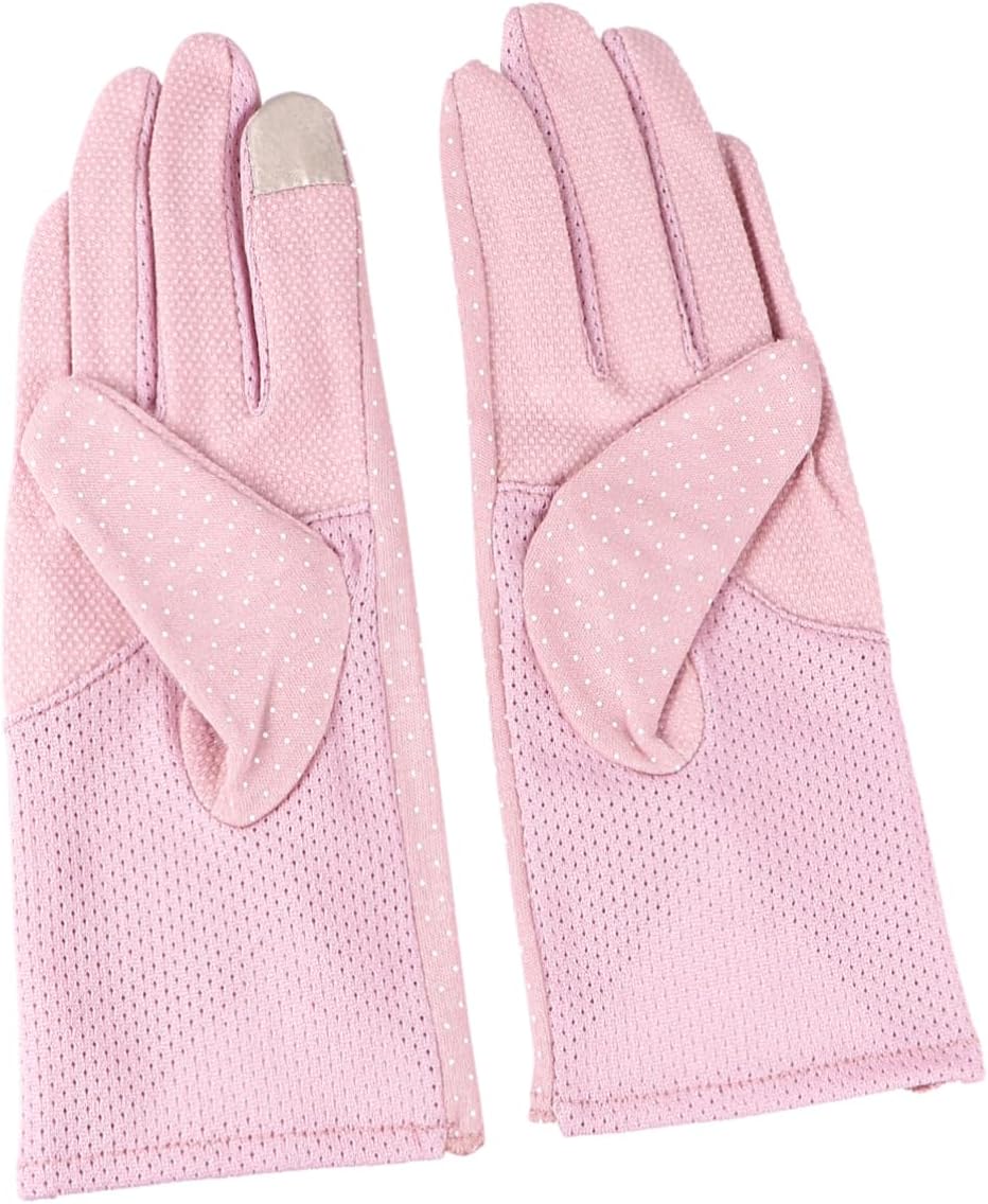 1Pair Elegant Lace Sunscreen Gloves for Women Lightweight Breathable Touchscreen Dress Gloves Purple Stylish Sun Protection Accessories for Weddings Special Occasions