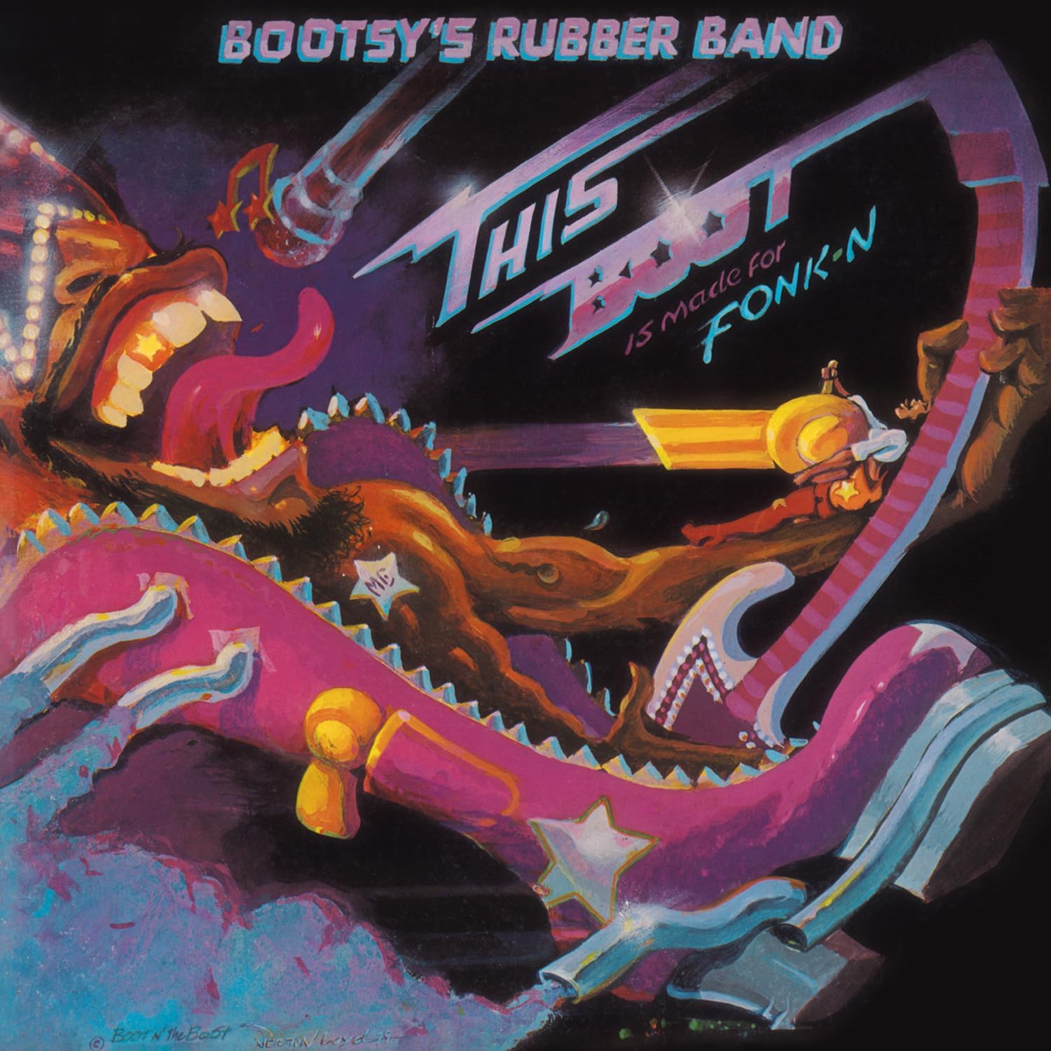 This Boot Is Made For Fonk-N - Limited 180-Gram Translucent Magenta Colored Vinyl por Bootsy's Rubber Band — capa do álbum