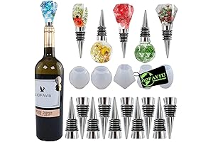 JOFAVIU Wine Bottle Stopper Molds for Epoxy Resin