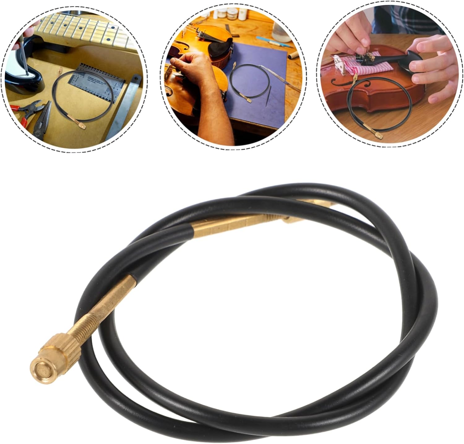 ibasenice 10pcs Bass Tail Ropes Wire Acoustic Bass Tailpiece for Easy Installation Elegant Design for Enhanced Performance for Musicians and Instrument Accessories