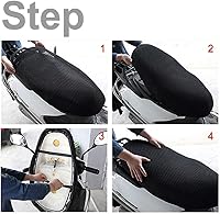 Vista 3 de Funda de asiento AUTUT para motocicleta de malla