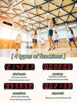 Huanyu LED Digital Clock Timer 4