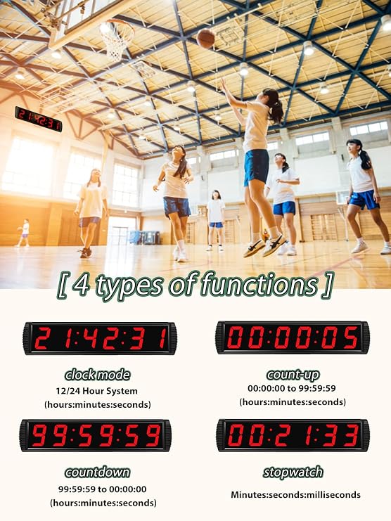 Huanyu LED Digital Clock Timer 4