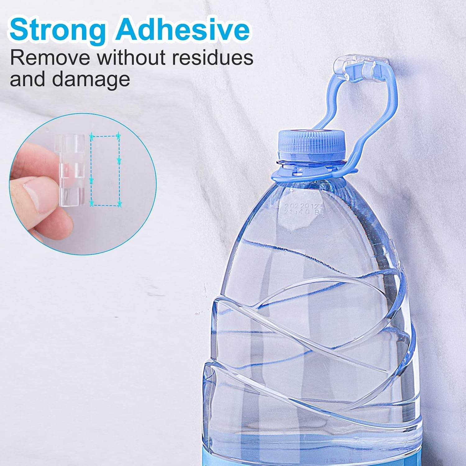 UNIQUE CART Self-Adhesive Transparent Cable Management Clips – Invisible Sticky Wire Organizer for TV, PC, Laptop, Ethernet & Desktop Home Office (Pack of 30) 3