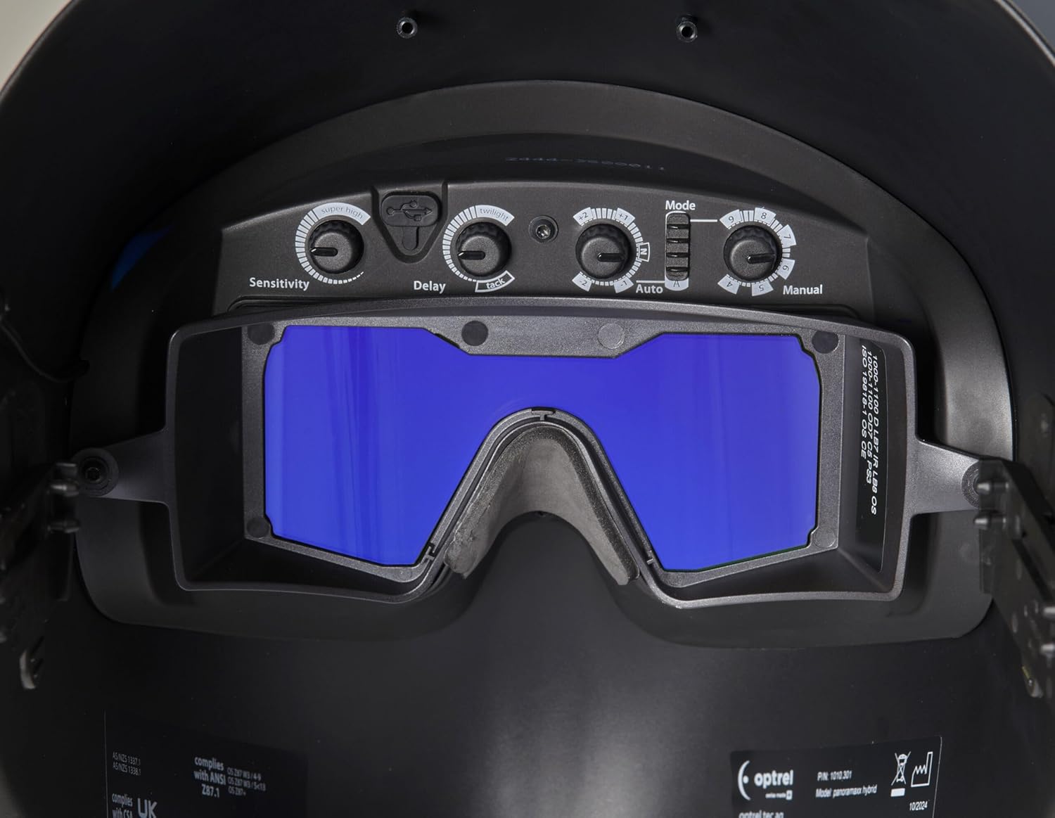 Optrel 1010.301 Panoramaxx Hybrid – Black: Laser-Welding Helmet