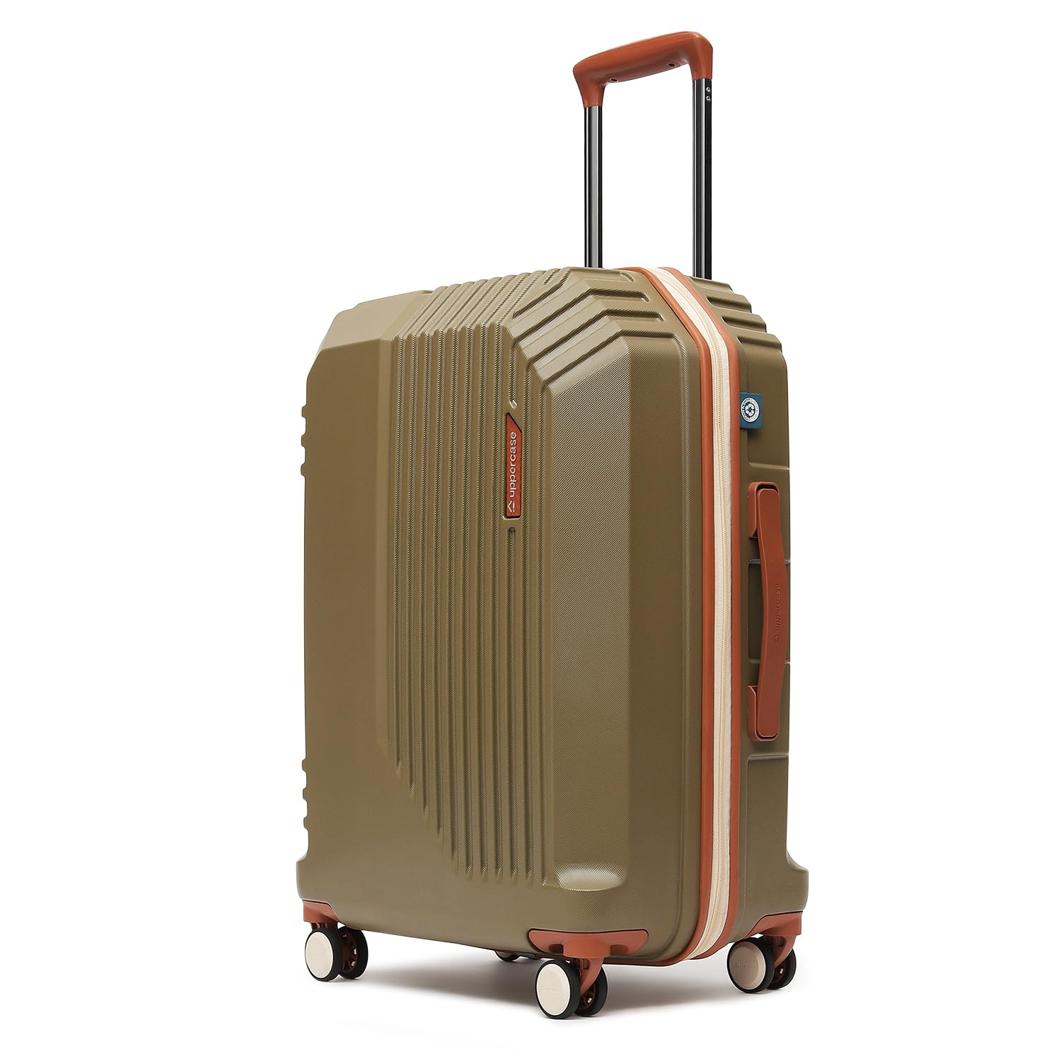 uppercase Vector (Medium) 65cm, Check-in Sustainable Trolley Bag, Hardsided Anti-Scratch 8 Wheel Double Spinner Luggage, TSA Lock & Anti-Theft Zippers...