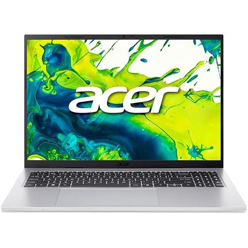 Acer Aspire Go 16 AI Ready Laptop | 16.0" WUXGA (1920 x 1200) IPS Touch Display | Intel Core 7 processor 150U | Intel Graphics | 16GB DDR5 | 512GB PCIe Gen4 SSD | Wi-Fi 6 | Windows 11 | AG16-71PT-783C