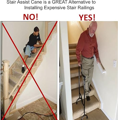 Miniatura 4 de Bastón de asistencia de escalera: menos esfuerzo subiendo, menos impacto bajando