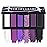 SUSIKEKI Purple Eyeshadow Palette with Mirror Lilac Violet Plum Tones Matte Shimmer Glitter 6 Colors Mini Eye Shadow Pallet Travel Size Highly Pigmented for Fairy Witch Goth Halloween Costume Makeup