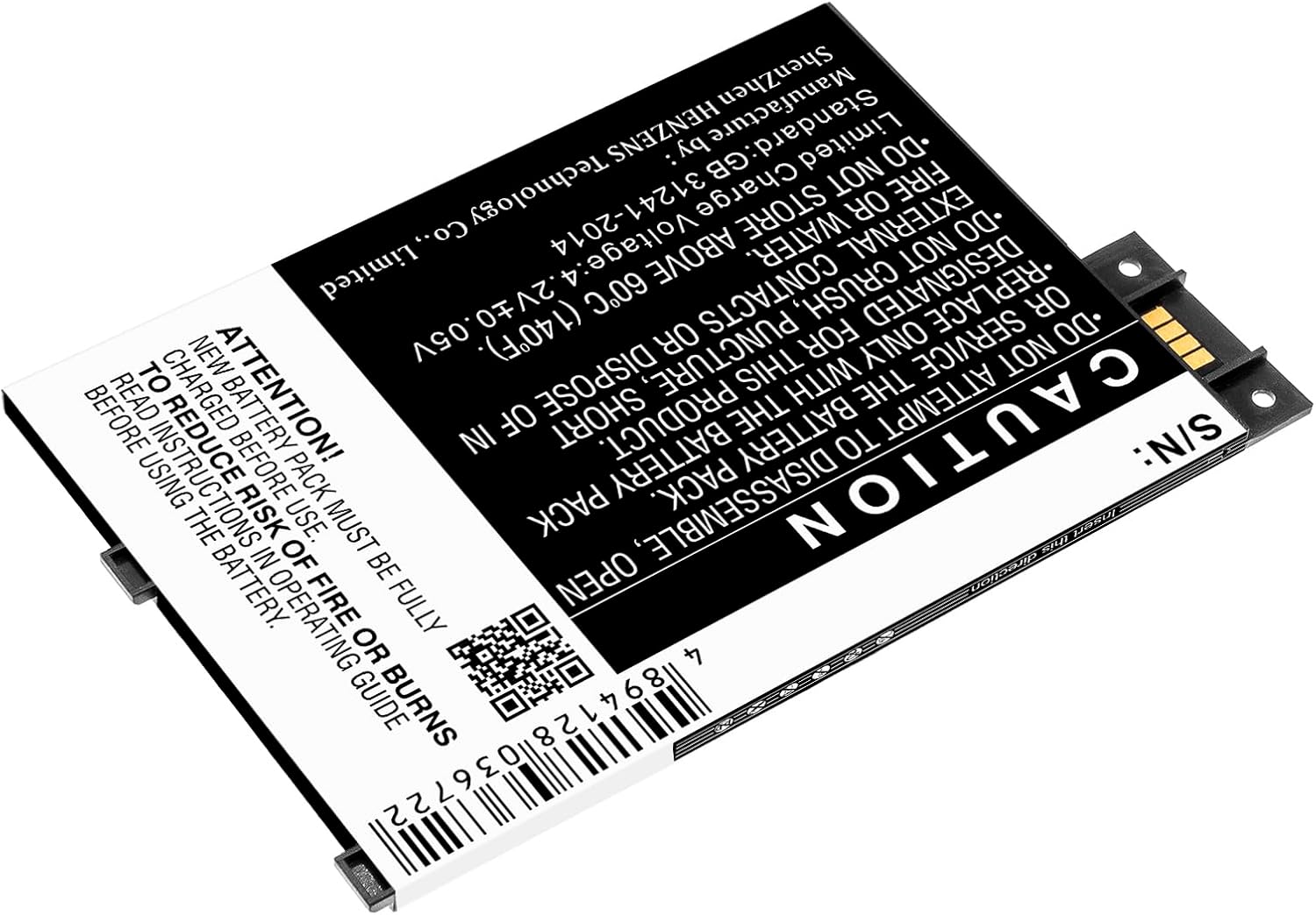 1900mAh GP-S10-346392-0100 Replacement Battery, Compatible with Kindle 3, 3 Wi-fi, 3G, Kindle Graphite