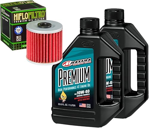 Kit de cambio de aceite para Kawasaki 1987 KSF250 Mojave Premium 4 10W-40