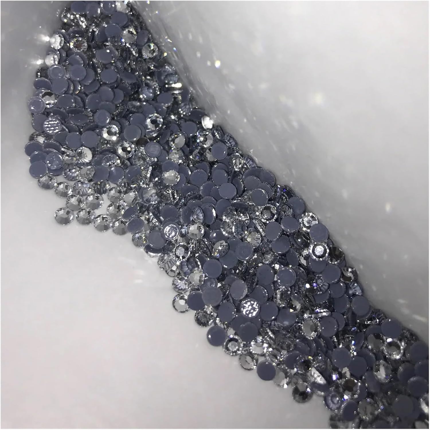 Crystal Clear AB Hotfix Rhinestones Glass Strass Hot Fix for Nail Art Garment Fabric Decoretions(SS10 1440pcs)