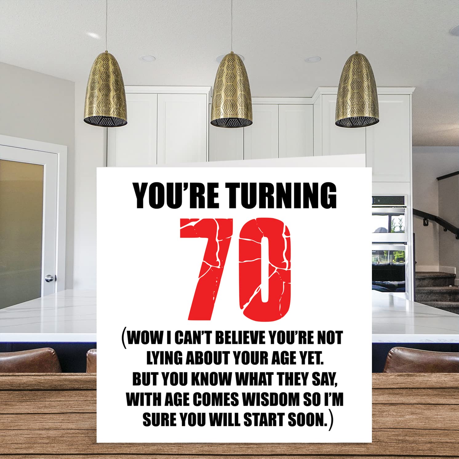 Funny 70th Birthday Cards For En Woan - Old Onkeys - Happy Birthday - View #2