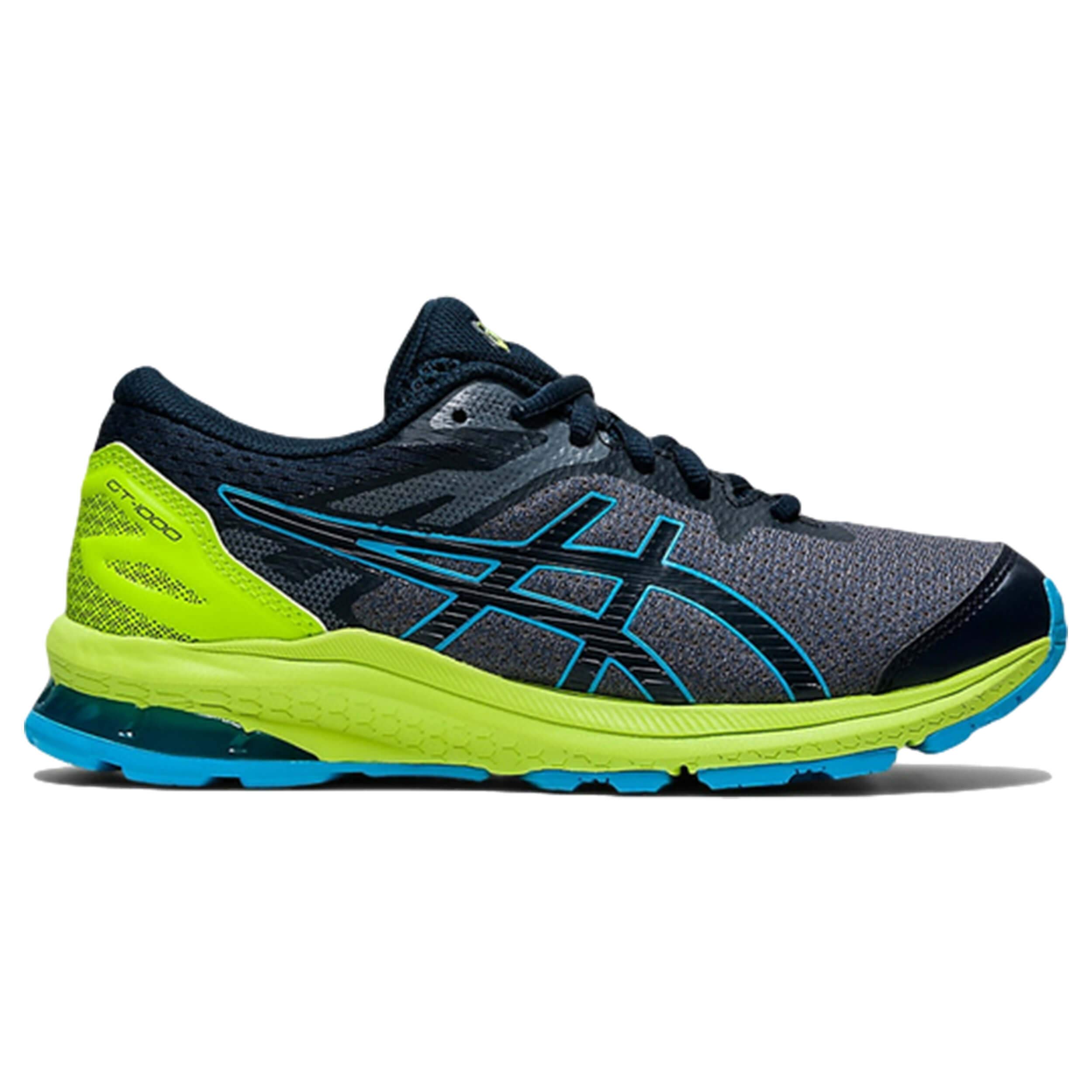 ASICS GT 1000 8 GS Scarpe da Corsa Running Jogging su Strada o Sterrato Leggero Con Appoggio in Pronazione per Ragazzo Blu