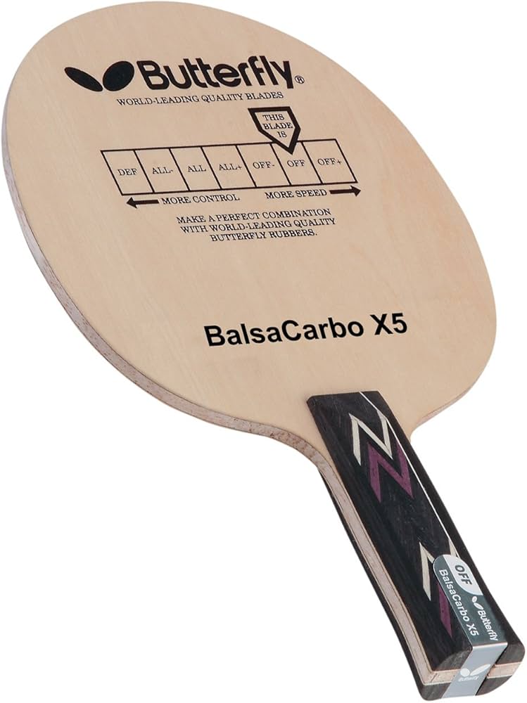Buy Butterfly Balsa Carbo X5-FL Blade Online at Low Prices in