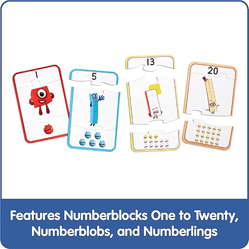 Miniatura 6 de hand2mind Numberblocks - Juego de rompecabezas para contar números para niños pequeños y juguetes matemáticos juego de juego para niños aprendizaje