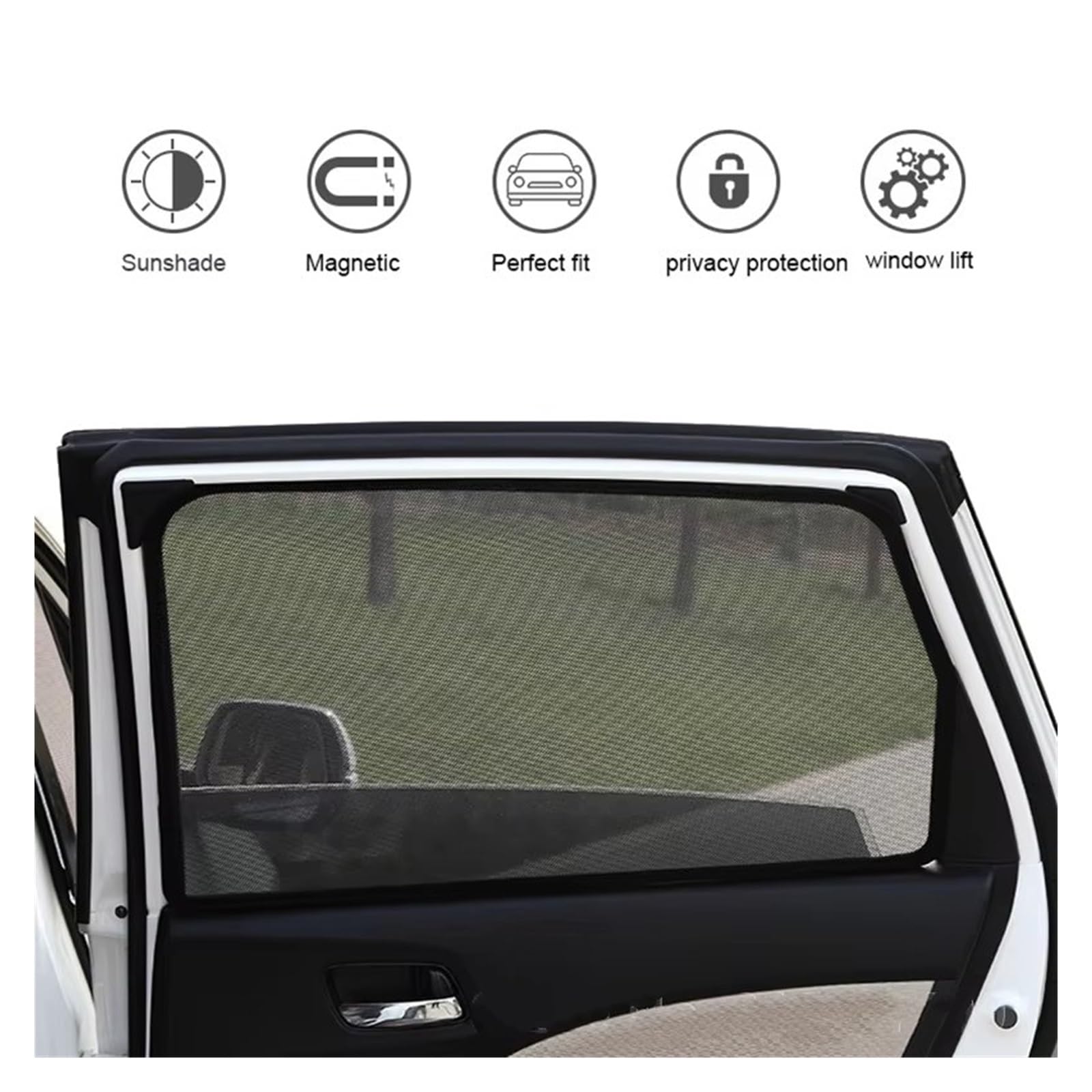 Parasole Per Subaru Per XV GT Per Crosstrek 2017-2022 Tendina Parasole Magnetica Anti-luce Per Finestrini Laterali Anteriori E Posteriori Parasole Auto Finestrini Laterali(4pcs)