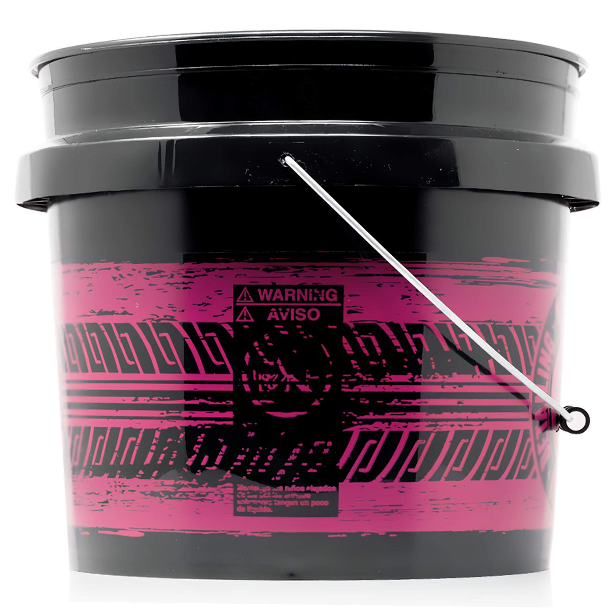 Nuke Guys Made by GRITGUARD US 3.5 GALLONS Rim Wash Bucket - Méthode de Nettoyage 3 Seaux - Seau d'Entretien pour le Nettoyage Doux des Jantes- Pour un Lavage Doux à la Main, Protège la Peinture.