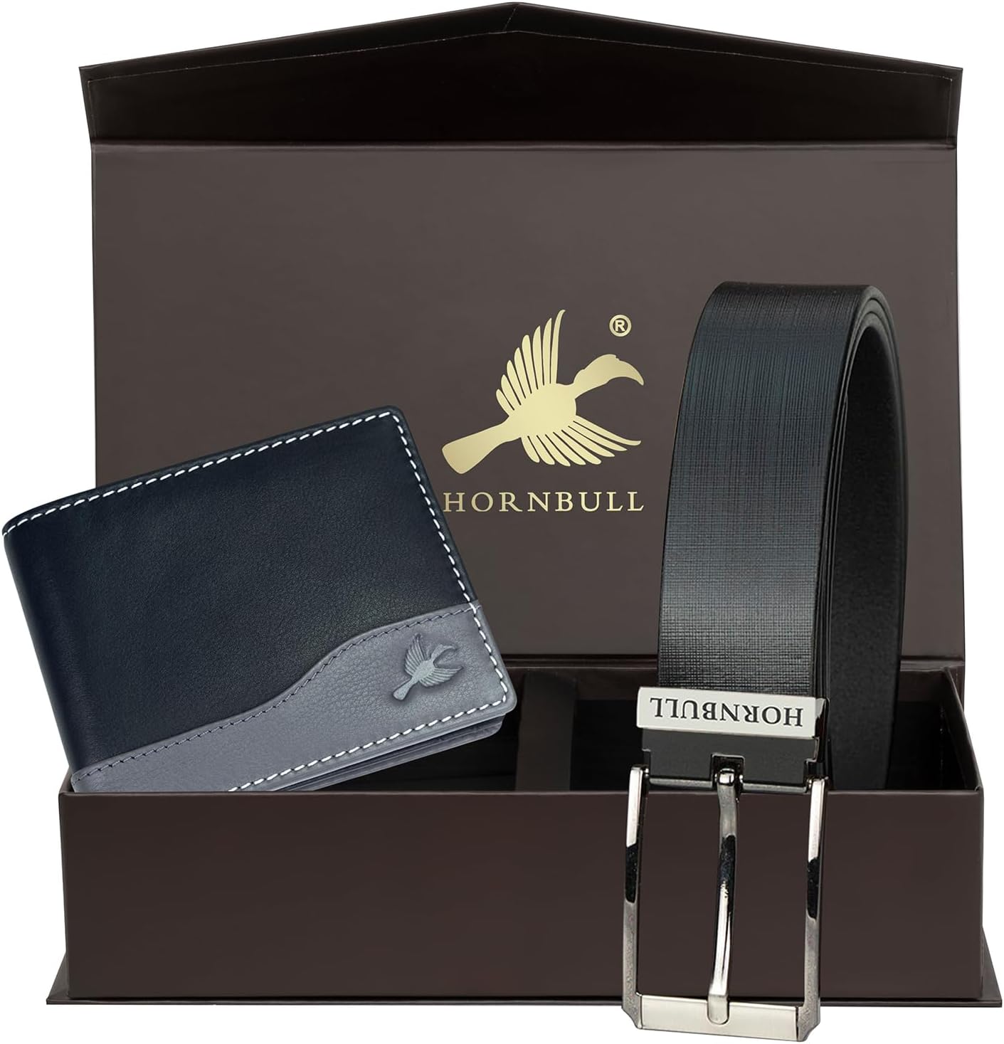 HORNBULL Maddison Brown RFID Blocking Wallet for Men, Navy, Casual (Brown), Bw104114, free size image 2