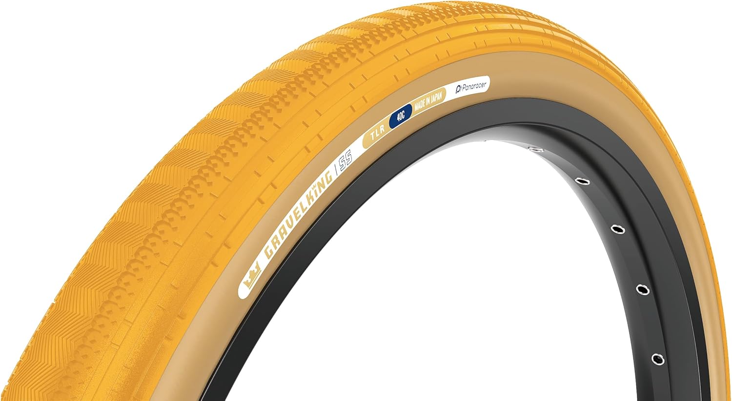 Panaracer GravelKing SS Tire - 700 x 40, Tubeless, Folding, Honey Butter/Brown