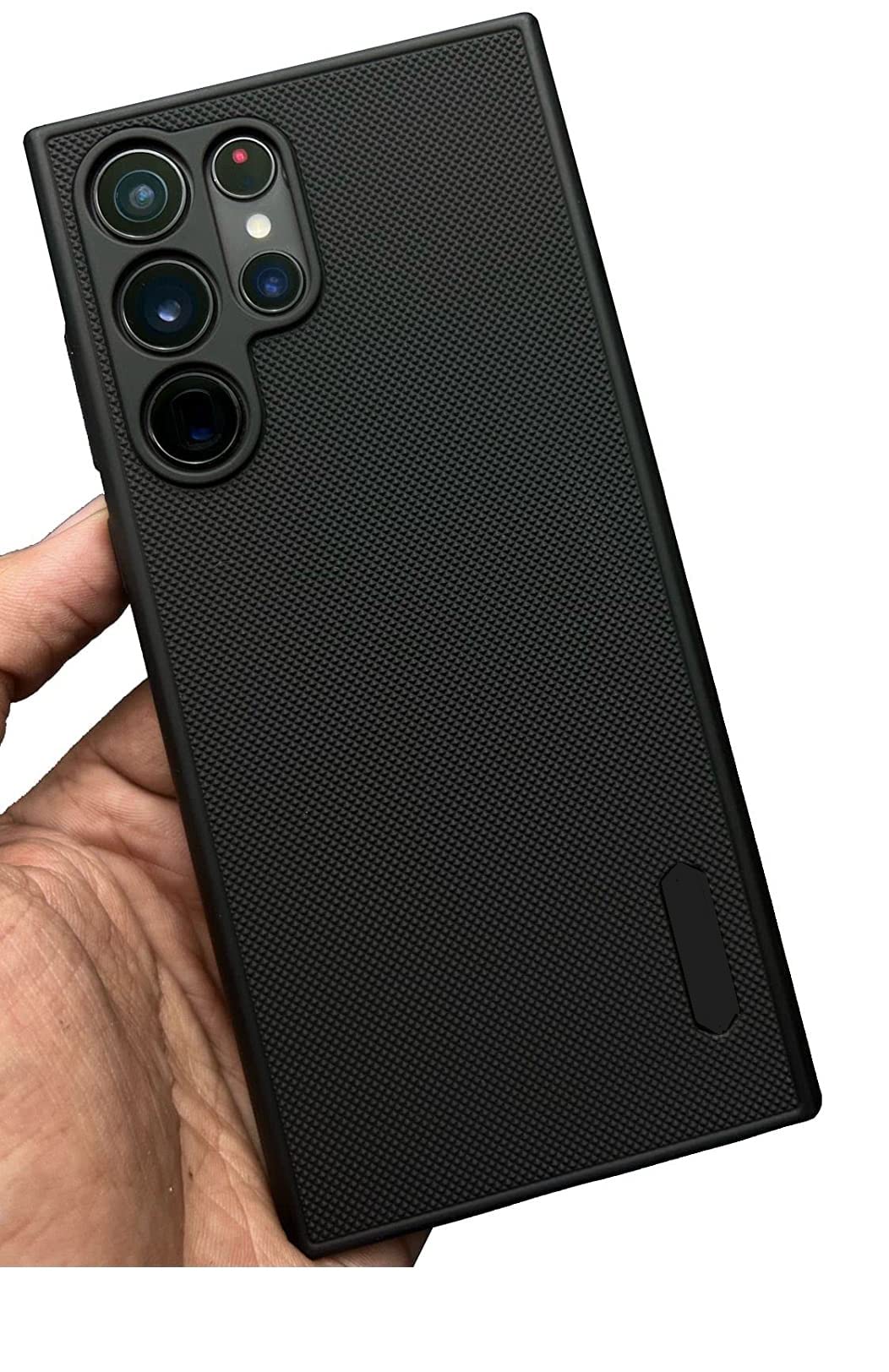 ZARALA Super Frosted Shield Pro Back Silicone Soft Mobile Case Compatible with Samsung Galaxy S23 Ultra 5G Dotted Slim-Fit Design TPU Shockproof Cover (S23 Ultra 5G), Black (B0BVZKVGD9) Amazon Price History, Amazon Price Tracker