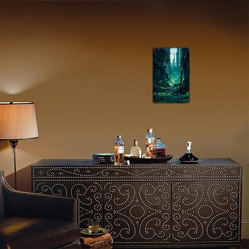 Miniatura 5 de Letrero de metal con diseño vintage de City Alley Post-Apocalyptic City Land, Retro Travel Tin Carteles para hombre, cueva, bar, garaje, habitación,