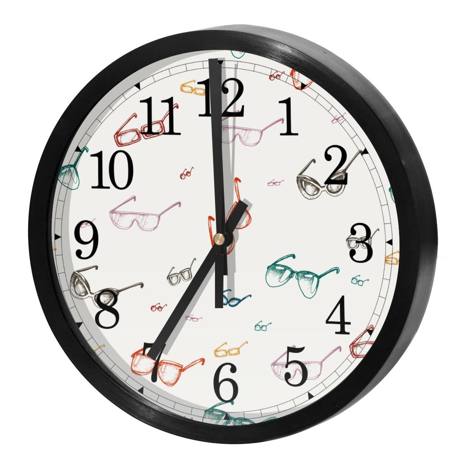 Horloge murale silencieuse pour école et salle de classe fonctionnement piles
