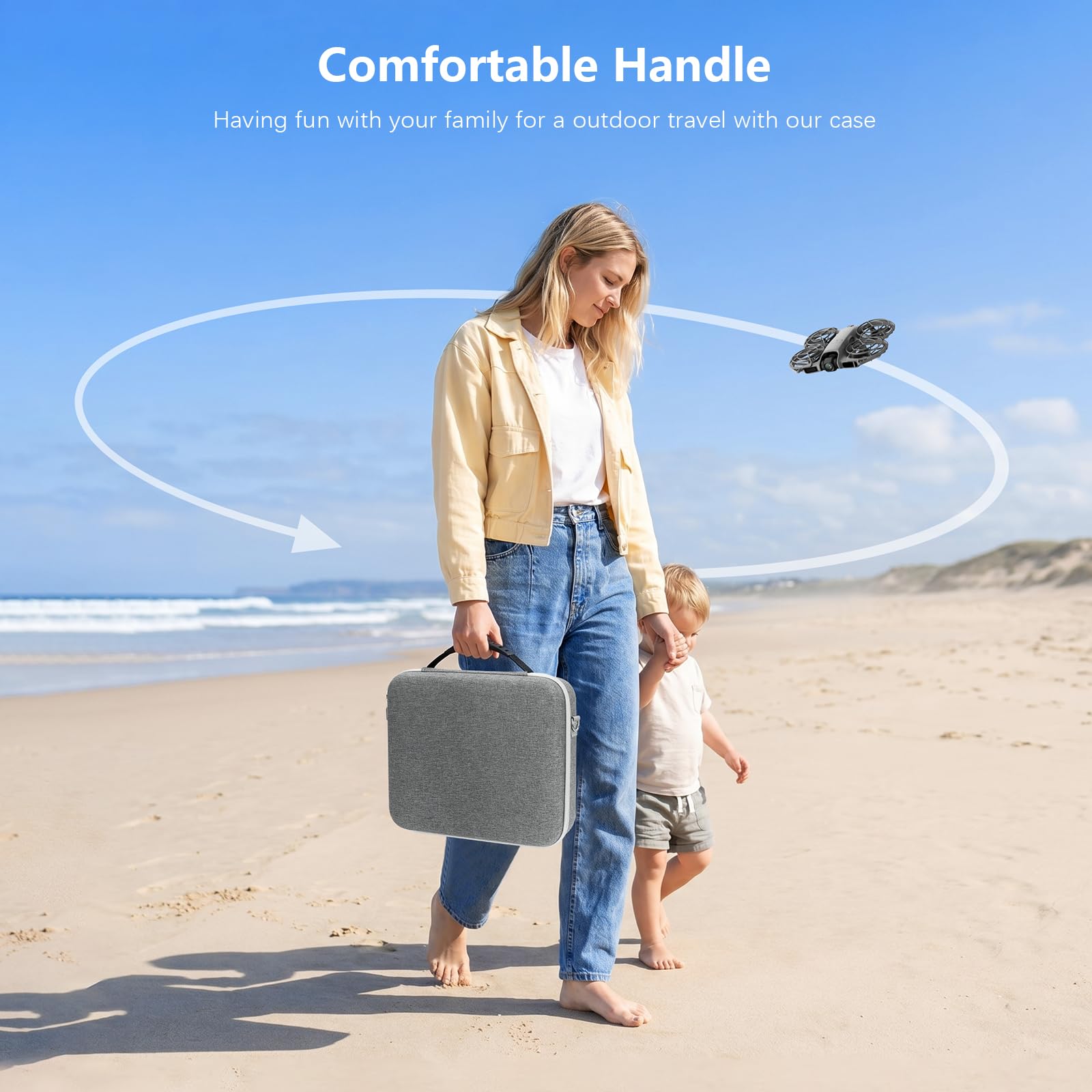 FPVtosky Neo 2 Étui, Sac Portable en Nylon pour Fly More Combo, Compatible avec Télécommande RC-N3 et Accessoires [Sac Uniquement]
