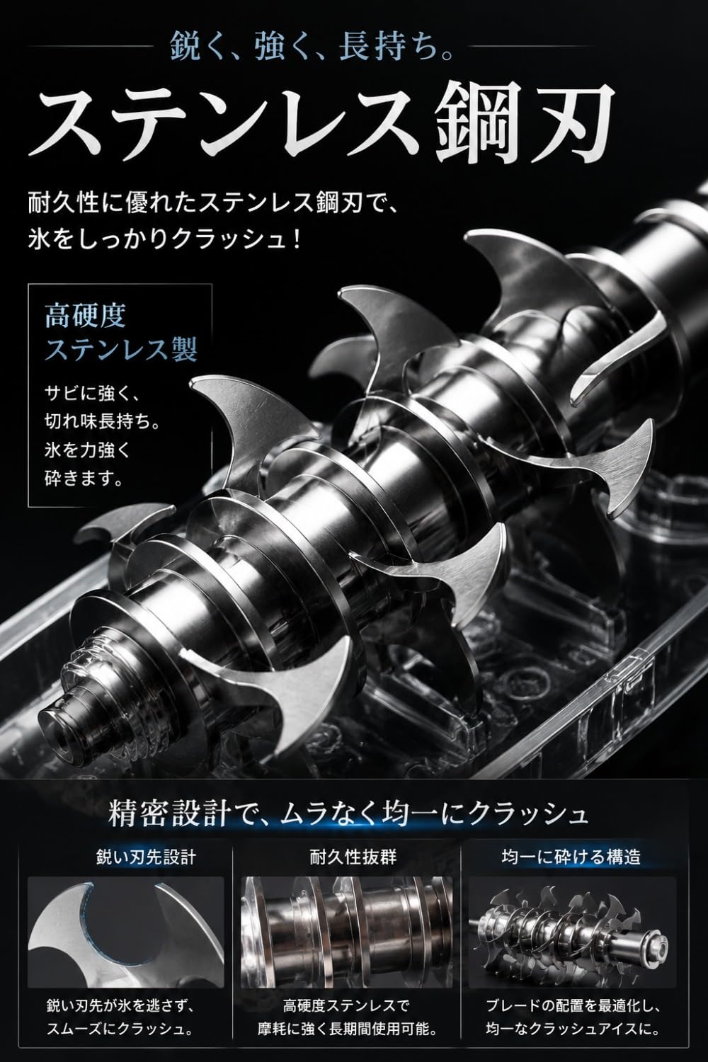 アイスクラッシャー手動 Amazon | 【アイスクラッシャー 手動式 クラッシュアイス 砕氷機 1.25L