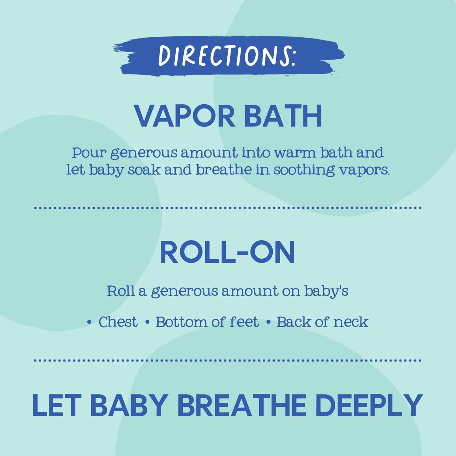 Oilogic Stuffy Nose & Cough Vapor Bath & Roll-On Essential Oil for Babies & Toddlers - Gentle Baby Bath Essentials Soothe & Comfort - Pediatrician-Tested & Safe for Babies Vapor Bath + Roll-On (9.2 Fl Oz) image 5 of 6 B0B659NWLC