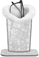 Vista 134 de Fintie Soporte para anteojos forrado de felpa con base magnética, estuche de cuero vegano prémium para lentes