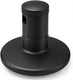 Embellecedor NEGRO | Pack 1 | Tapa llave de Paso Agua | Ø69x59mm | Mando Oculto y Plafón | para Ducha Piscina, Grifo Empotrado, Embellecedor Grifo Pared (oculto) Fluvia