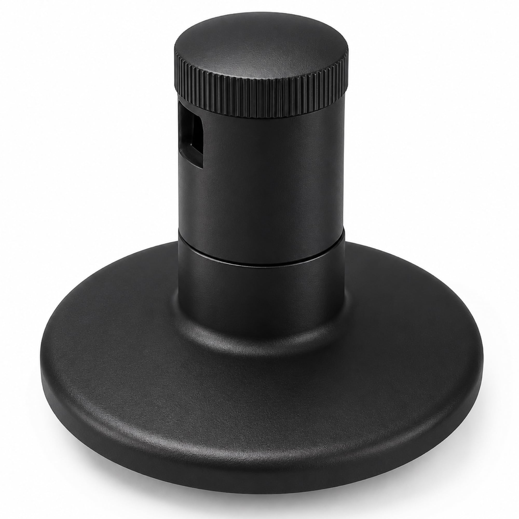 FLUVIA Embellecedor NEGRO | Pack 1 | Tapa llave de Paso Agua | Ø69x59mm | Mando Oculto y Plafón | para Ducha Piscina, Grifo Empotrado, Embellecedor Grifo Pared (oculto)