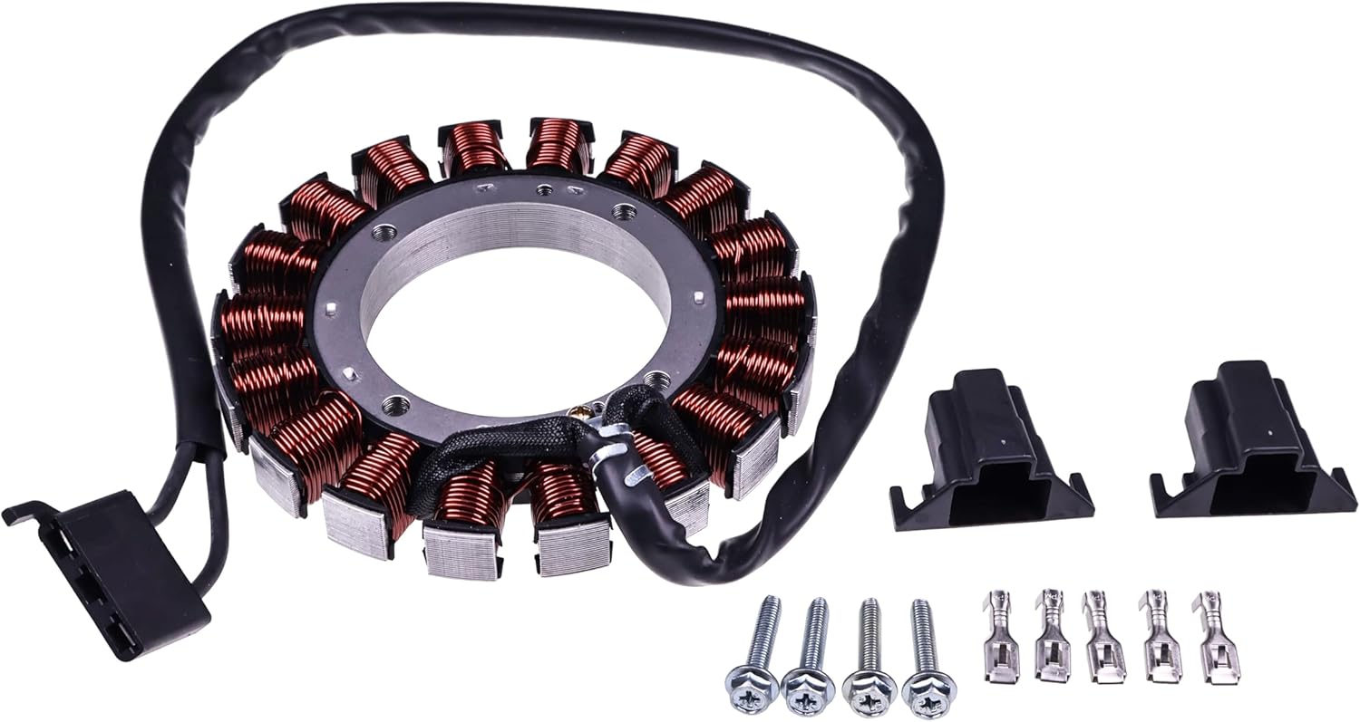 Complete Magneto Stator with Connectors 2808502S Compatible with Kohler M18 M20 CH11S CH13GS CH13ST Engine Replaces 28-085-02-S, 2808502, 2575507-S, 2508505, 1208502-S