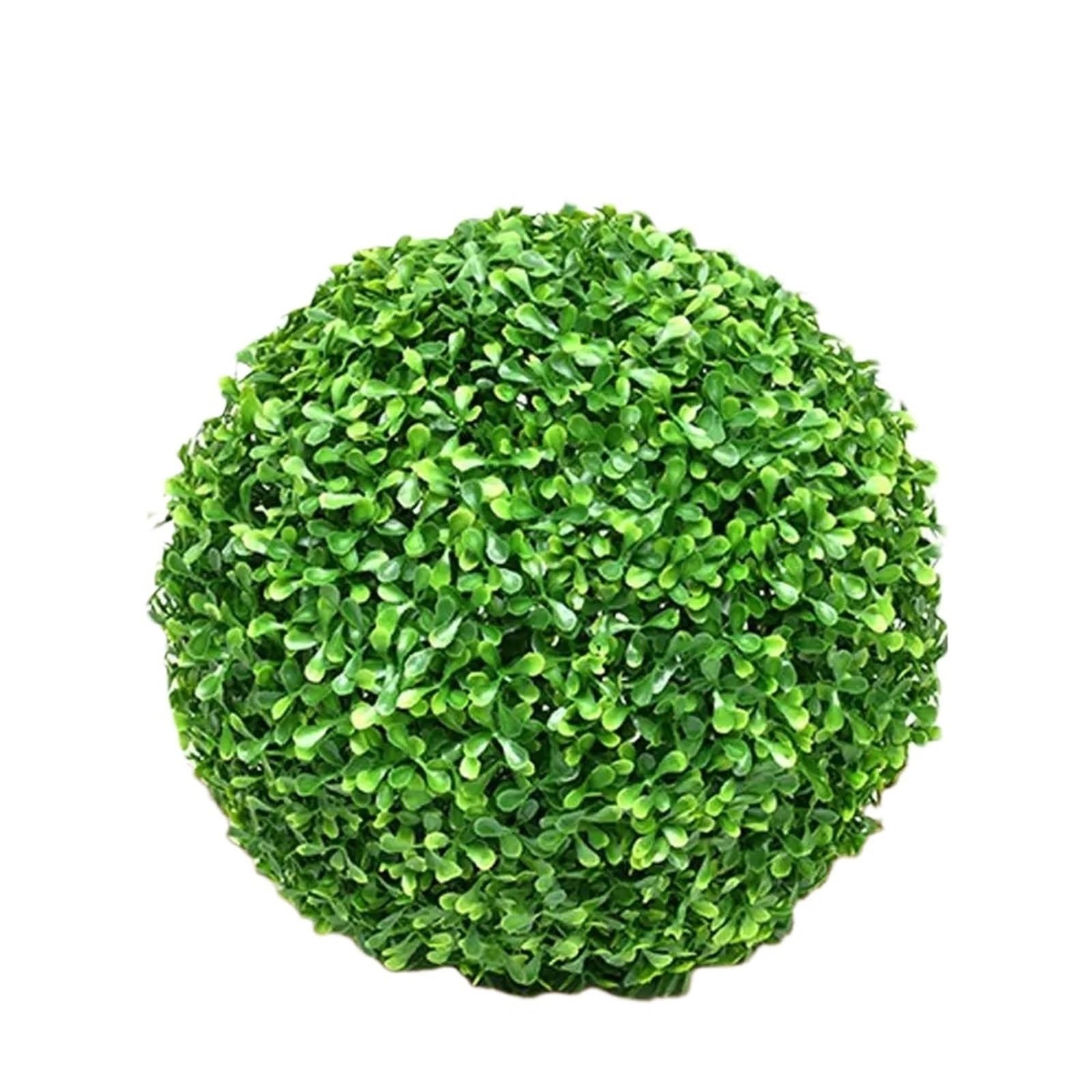 LNNXSZ Topiary Balls Artificial Topiary Ball Non-Fading Artificial Plant Ball Fake Plant Sphere Faux Grass Decor For Garden Backyard(23cm)