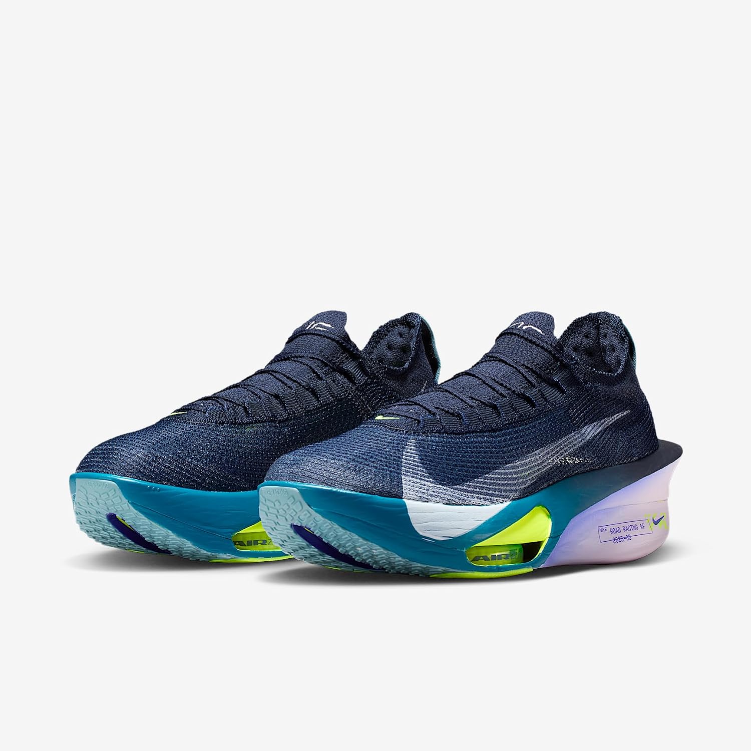 Nike Alphafly 3 Men's Road Racing Shoes (Obsidian/Doll/Persian Violet/White) Size 8.5